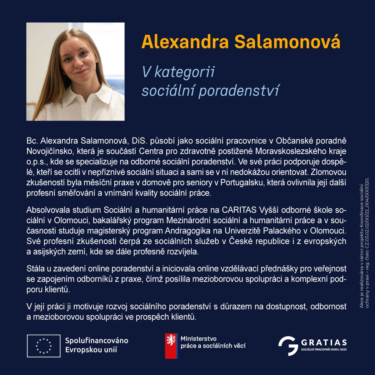 GRATIAS medailonek Salamonova 2026