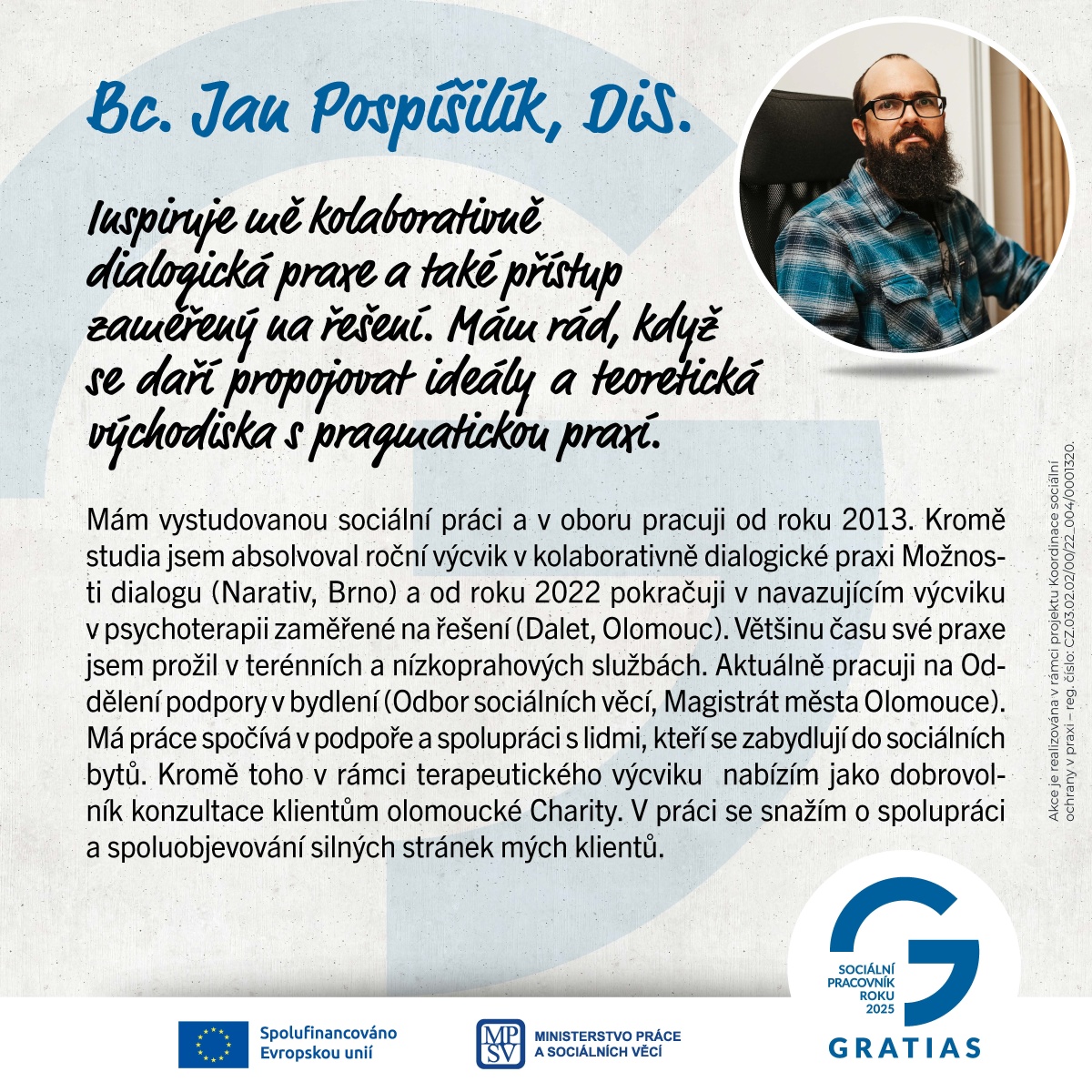 GRATIAS medailonek Pospisilik 2025