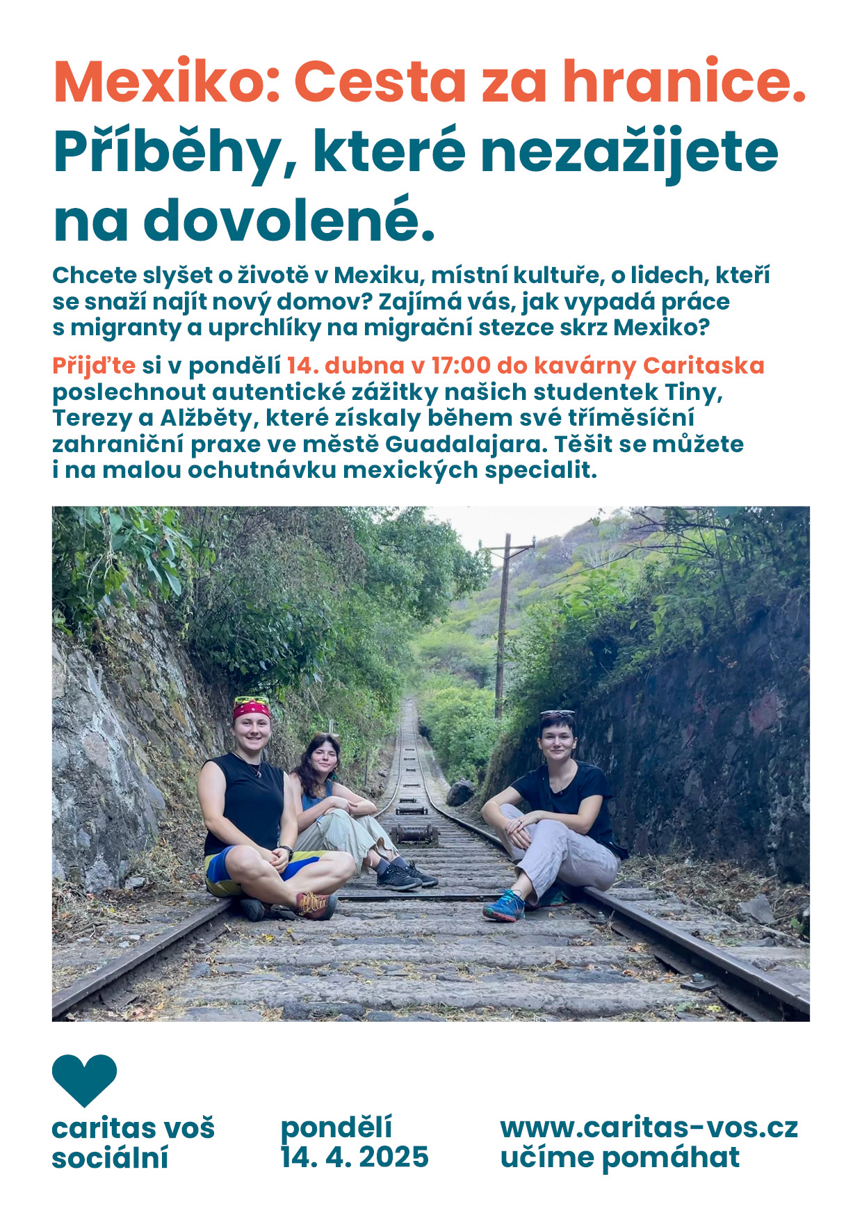 2025 Mexiko cesta za hranice
